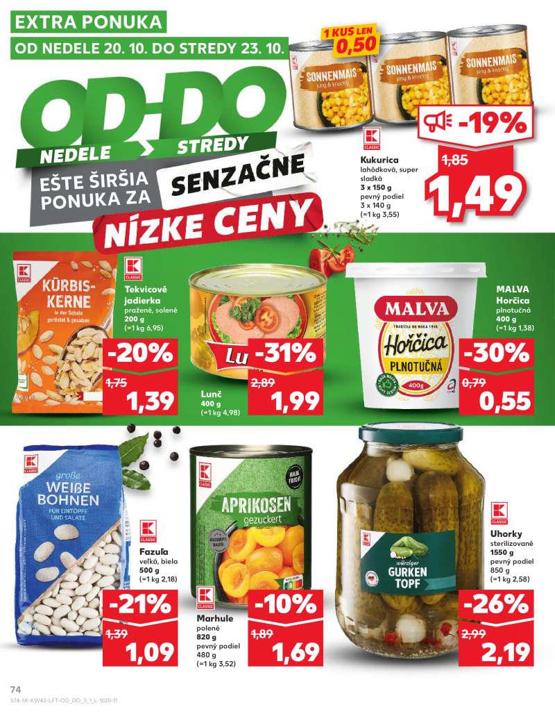 Kaufland Szlovákia Akciós Újság 74 oldal