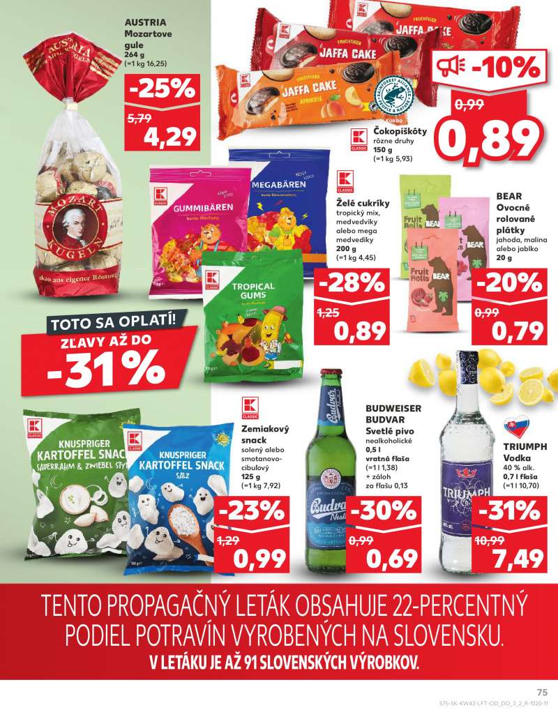 Kaufland Szlovákia Akciós Újság 75 oldal