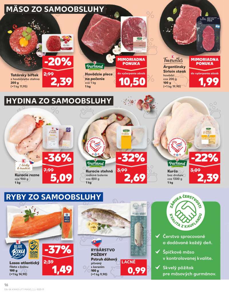 Kaufland Szlovákia Akciós Újság 16 oldal