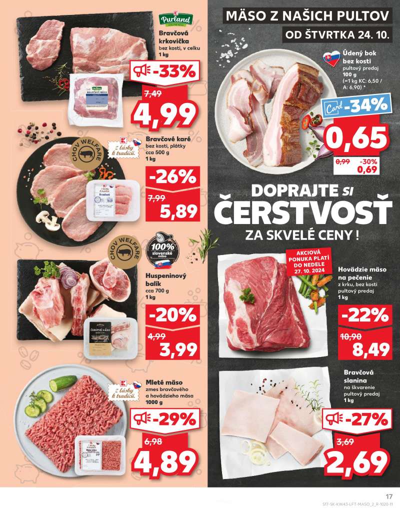 Kaufland Szlovákia Akciós Újság 17 oldal