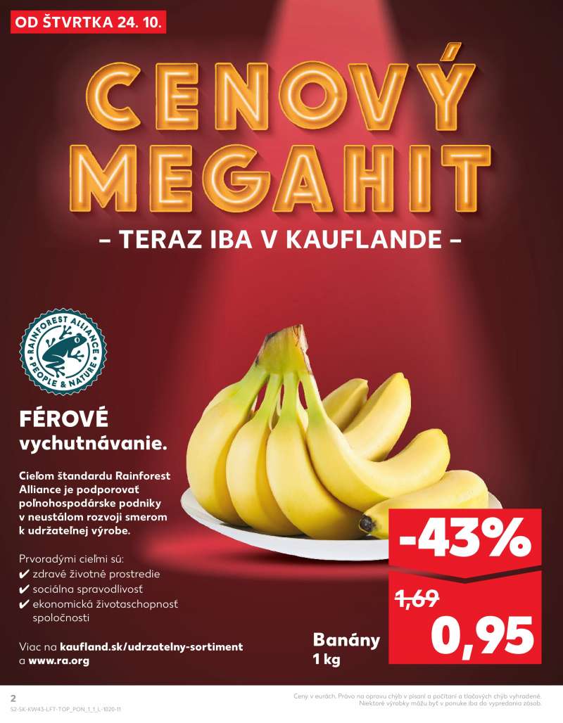 Kaufland Szlovákia Akciós Újság 2 oldal