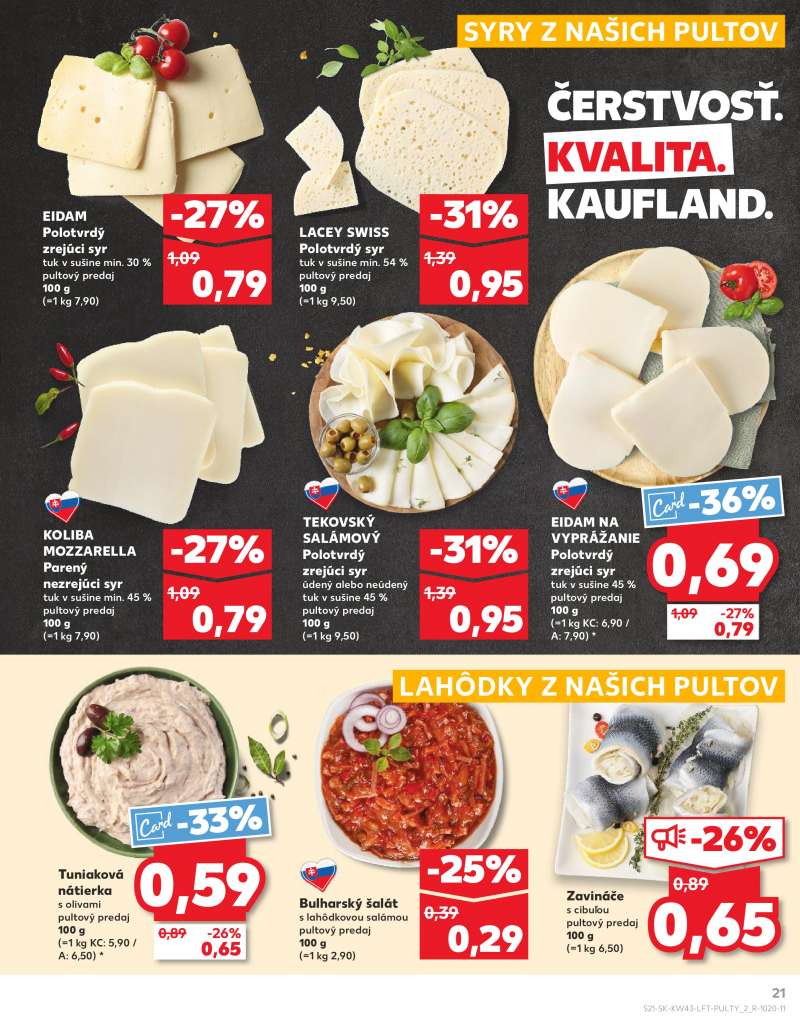 Kaufland Szlovákia Akciós Újság 21 oldal