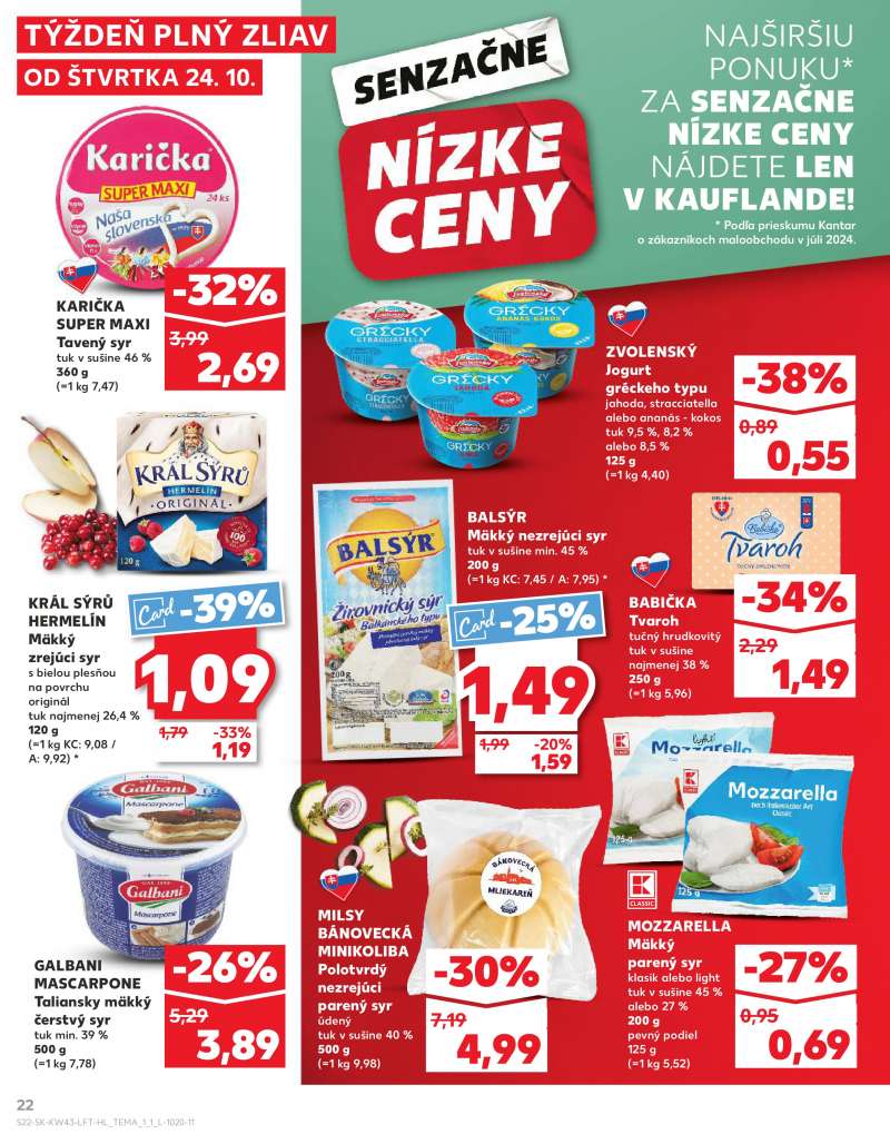 Kaufland Szlovákia Akciós Újság 22 oldal