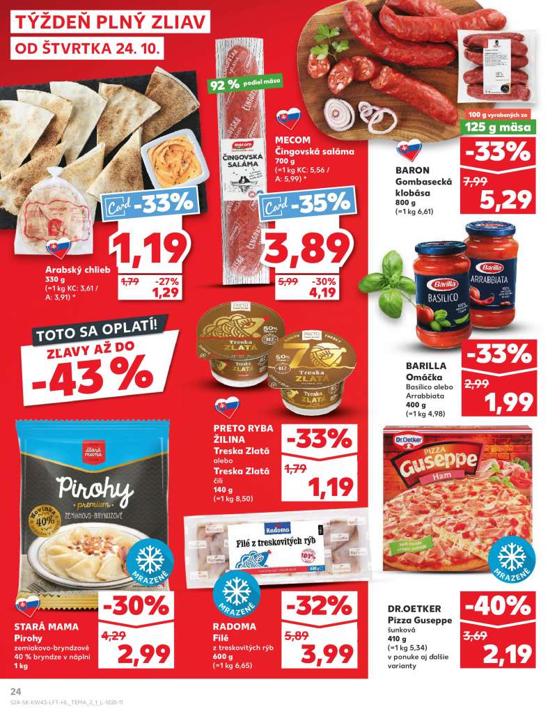 Kaufland Szlovákia Akciós Újság 24 oldal