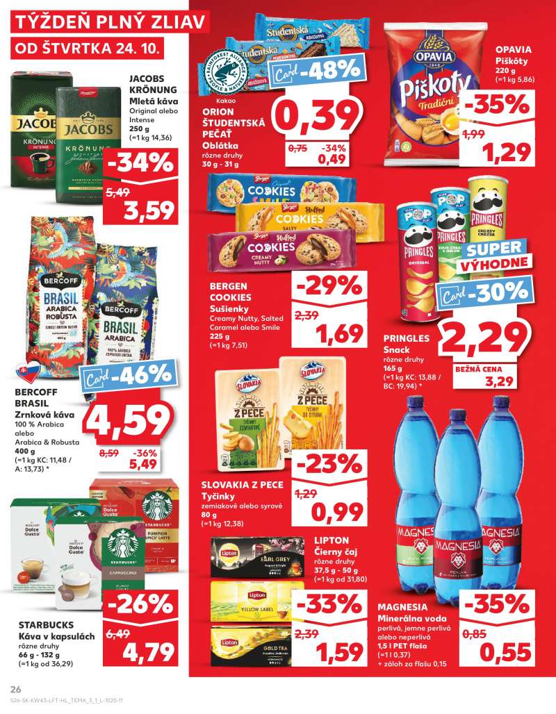 Kaufland Szlovákia Akciós Újság 26 oldal