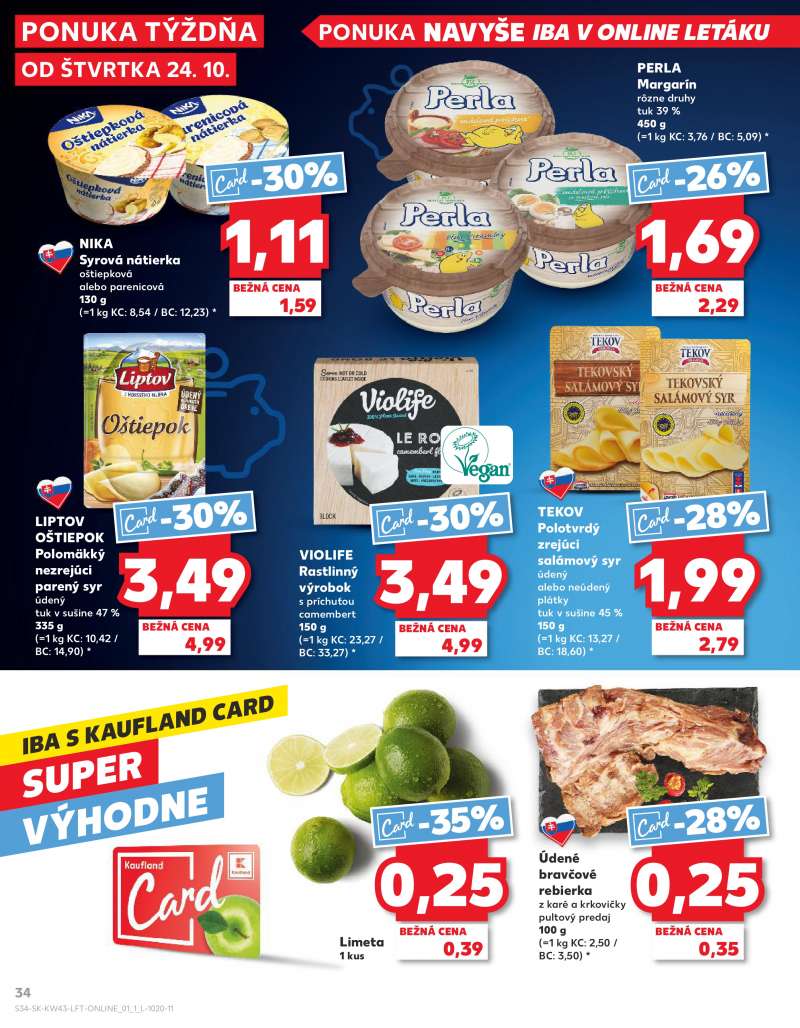 Kaufland Szlovákia Akciós Újság 34 oldal