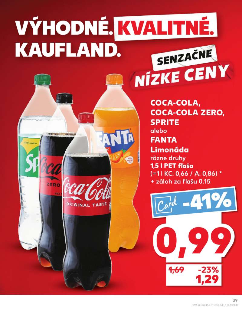 Kaufland Szlovákia Akciós Újság 39 oldal