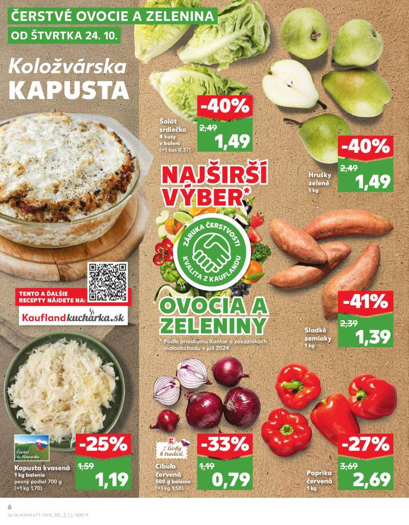 Kaufland Szlovákia Akciós Újság 6 oldal