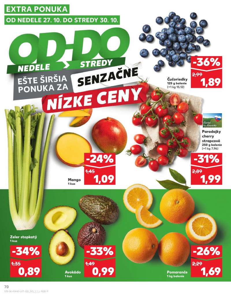 Kaufland Szlovákia Akciós Újság 70 oldal