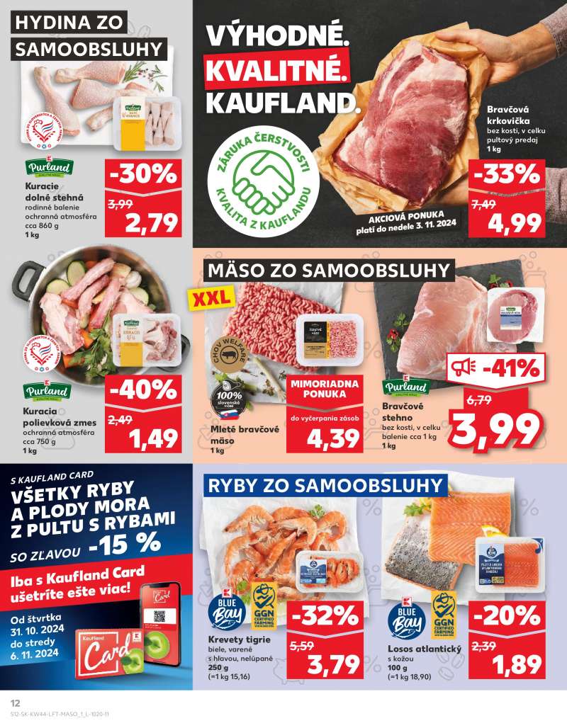 Kaufland Szlovákia Akciós Újság 12 oldal