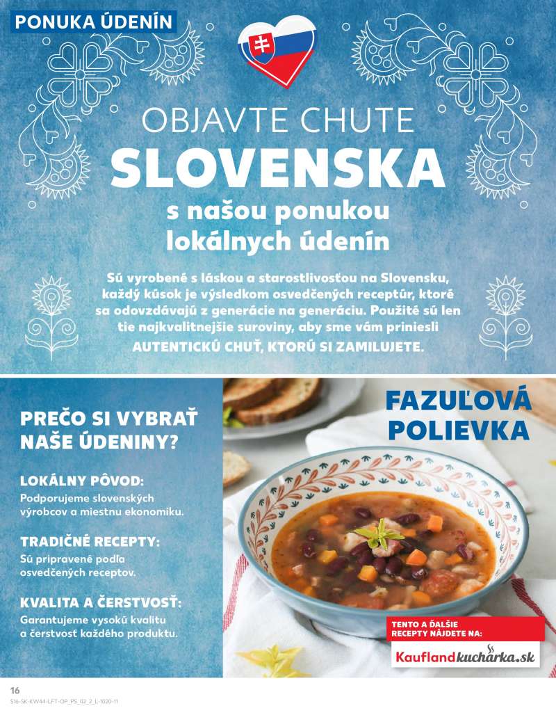 Kaufland Szlovákia Akciós Újság 16 oldal