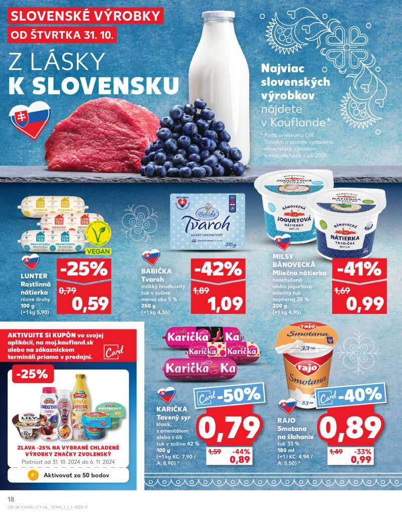 Kaufland Szlovákia Akciós Újság 18 oldal