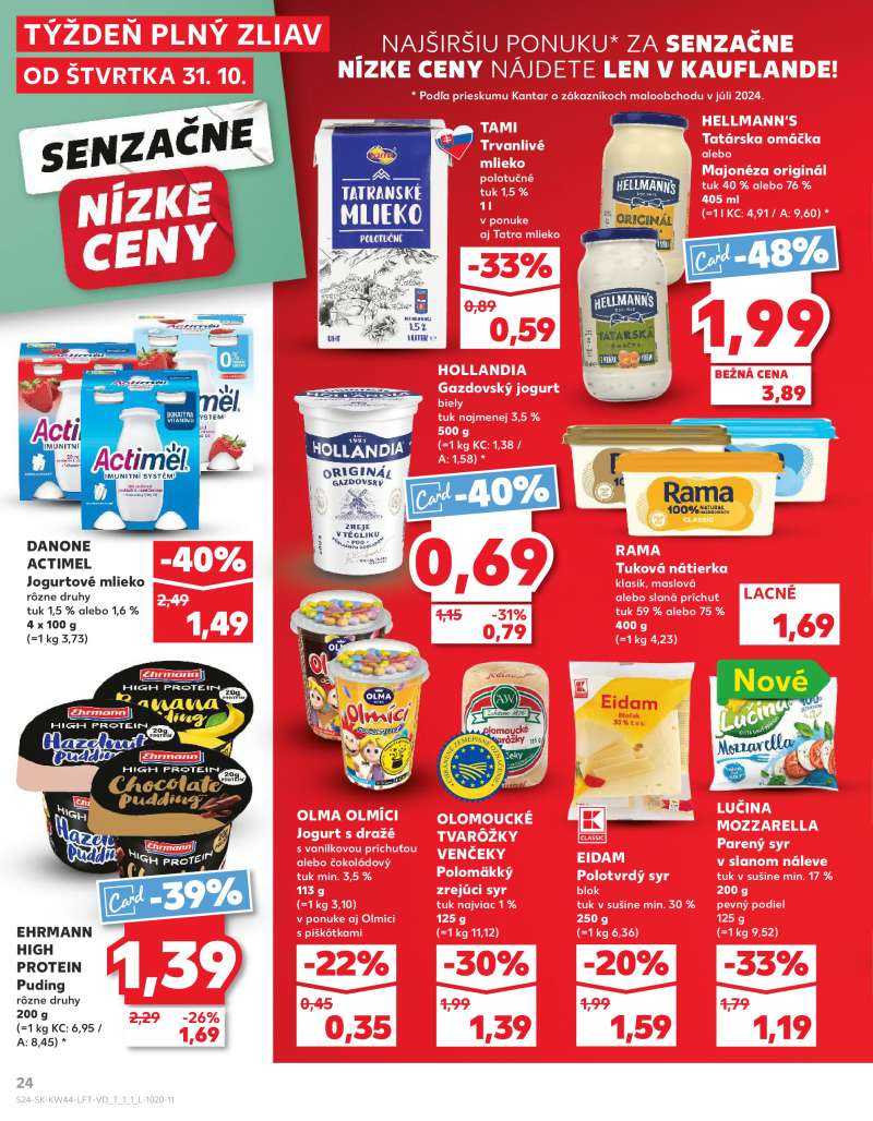 Kaufland Szlovákia Akciós Újság 24 oldal