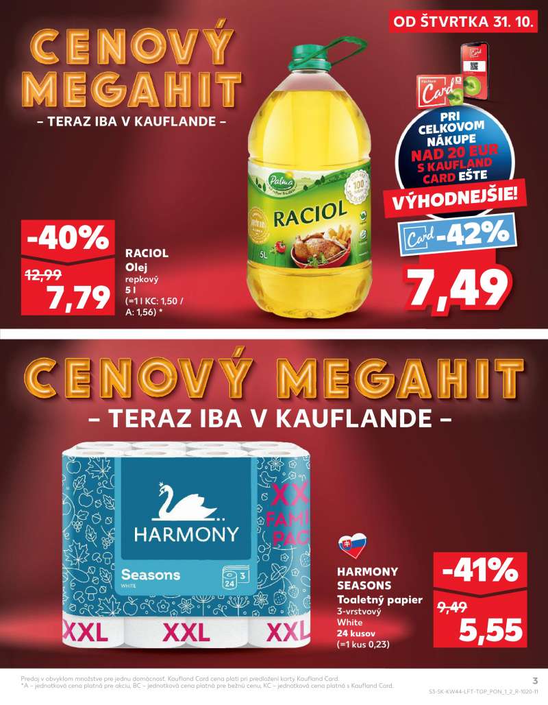 Kaufland Szlovákia Akciós Újság 3 oldal