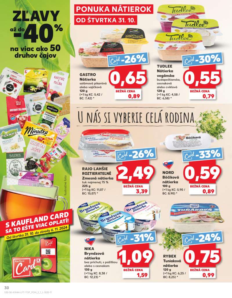 Kaufland Szlovákia Akciós Újság 30 oldal