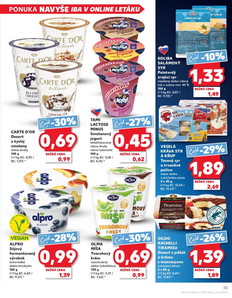 Kaufland Szlovákia Akciós Újság 35 oldal