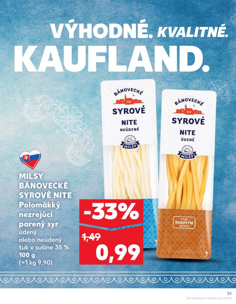 Kaufland Szlovákia Akciós Újság 39 oldal