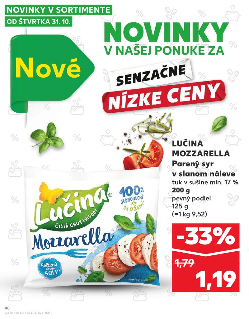 Kaufland Szlovákia Akciós Újság 40 oldal