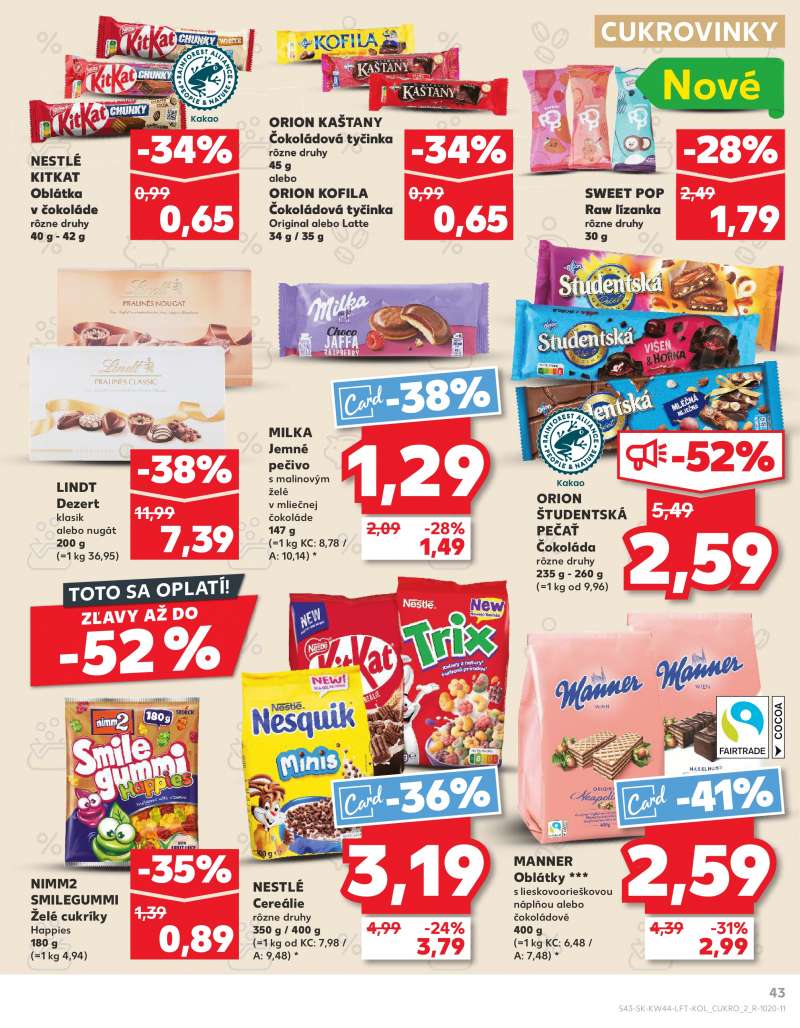 Kaufland Szlovákia Akciós Újság 43 oldal