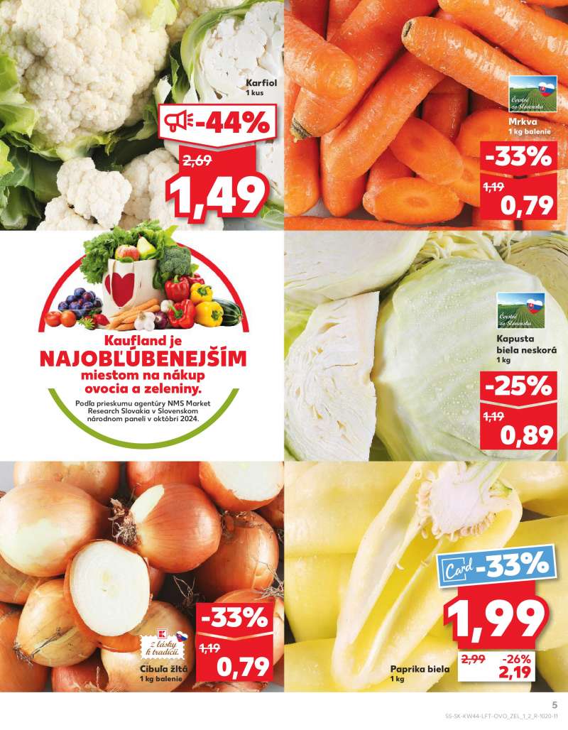 Kaufland Szlovákia Akciós Újság 5 oldal