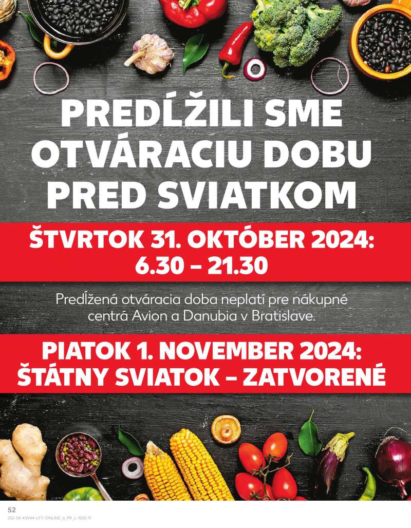 Kaufland Szlovákia Akciós Újság 52 oldal