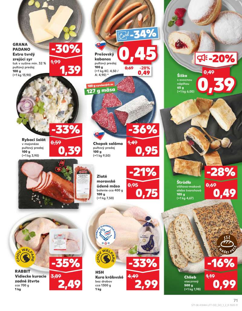 Kaufland Szlovákia Akciós Újság 71 oldal