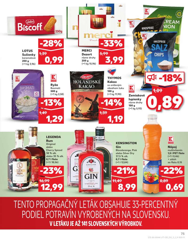 Kaufland Szlovákia Akciós Újság 75 oldal