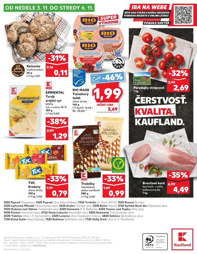 Kaufland Szlovákia Akciós Újság 76 oldal