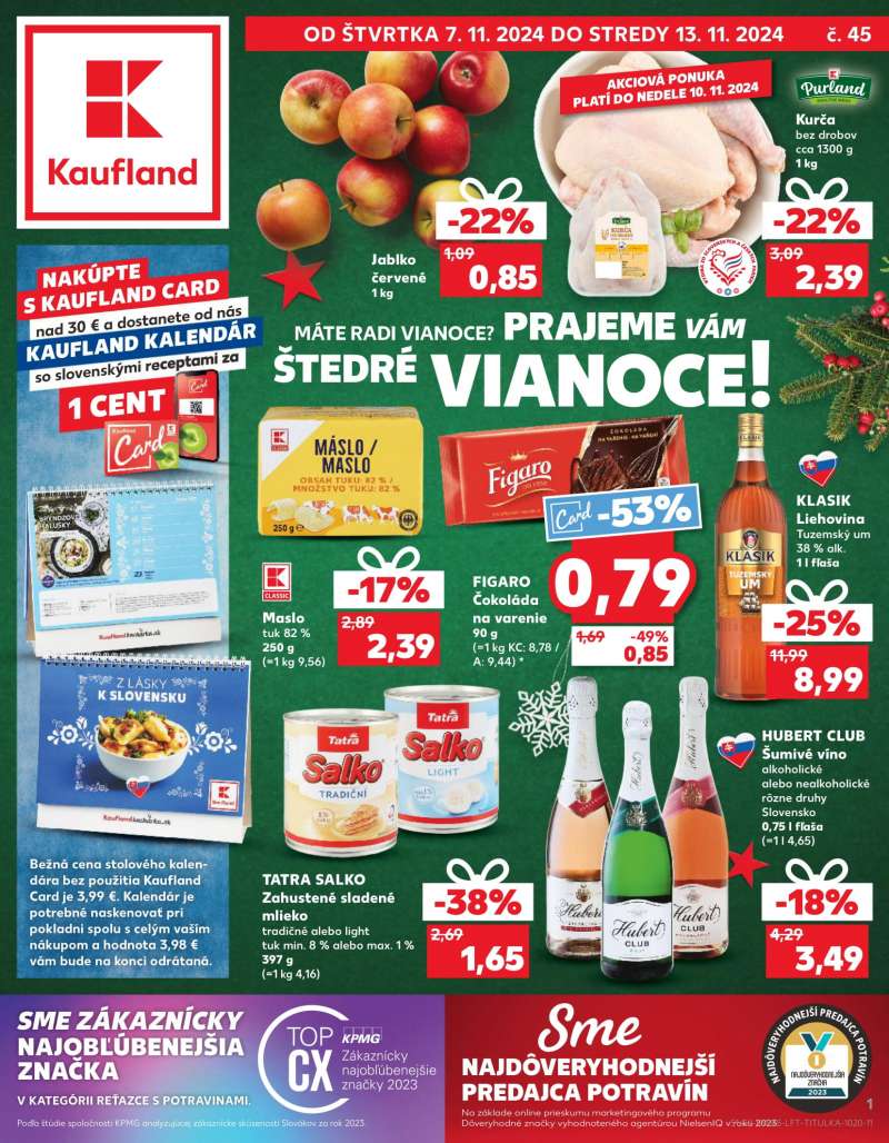 Kaufland Szlovákia Akciós Újság 1 oldal