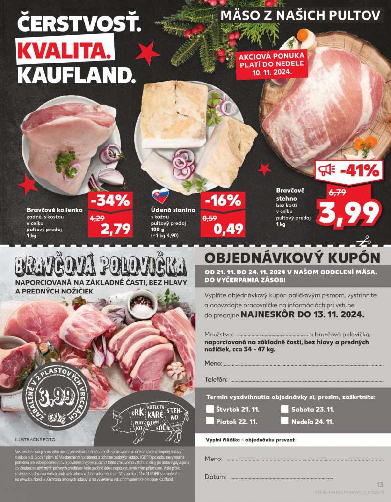 Kaufland Szlovákia Akciós Újság 13 oldal