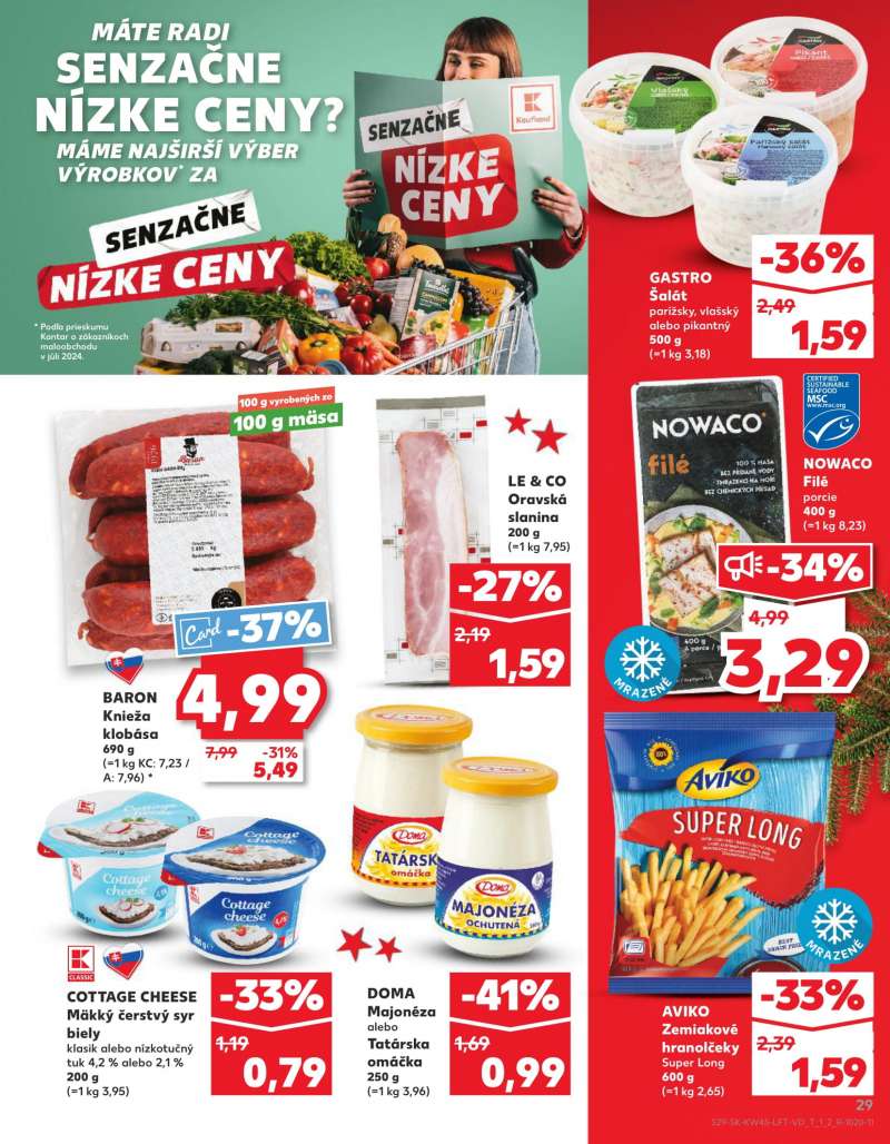 Kaufland Szlovákia Akciós Újság 29 oldal