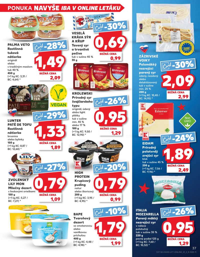 Kaufland Szlovákia Akciós Újság 37 oldal