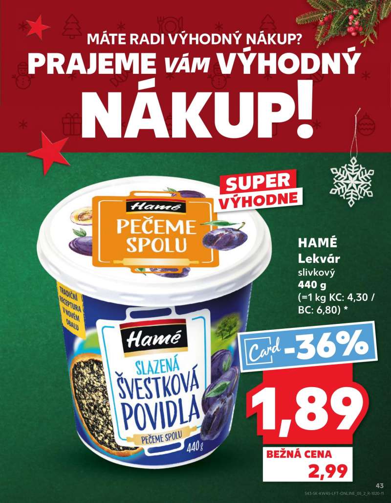 Kaufland Szlovákia Akciós Újság 43 oldal