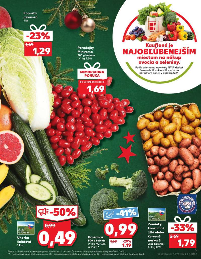 Kaufland Szlovákia Akciós Újság 5 oldal