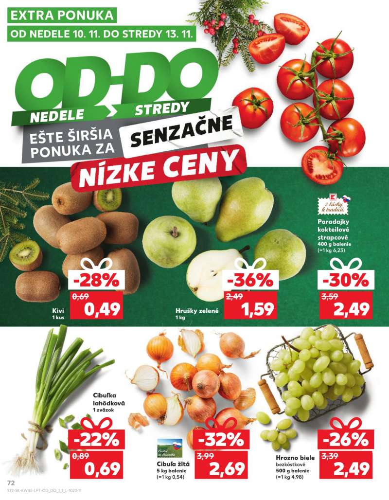 Kaufland Szlovákia Akciós Újság 72 oldal