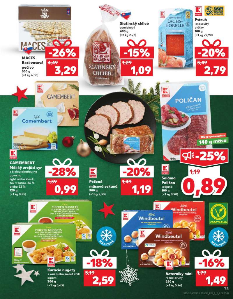 Kaufland Szlovákia Akciós Újság 75 oldal