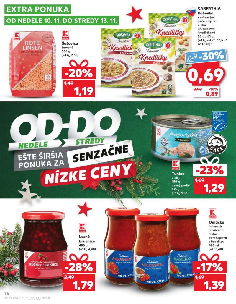 Kaufland Szlovákia Akciós Újság 76 oldal