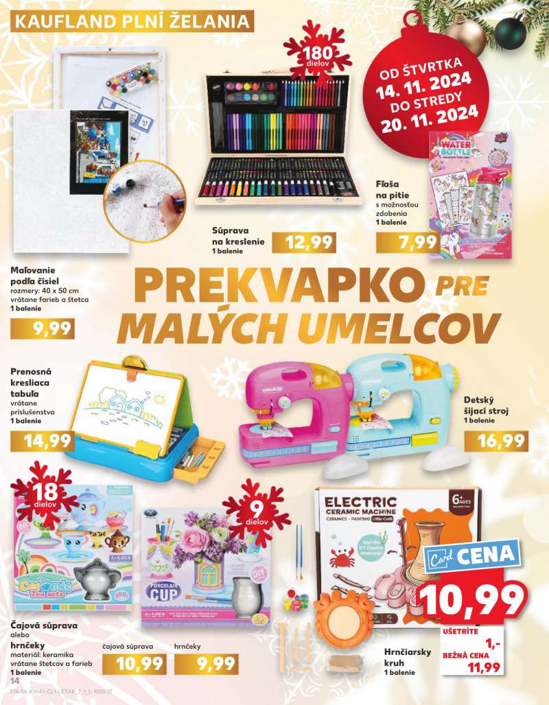 Kaufland Szlovákia Akciós Újság Karácsony 14 oldal