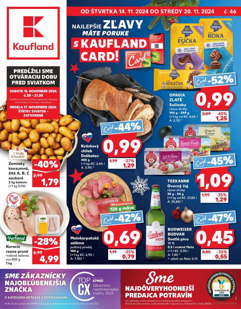 Kaufland Szlovákia Akciós Újság 1 oldal