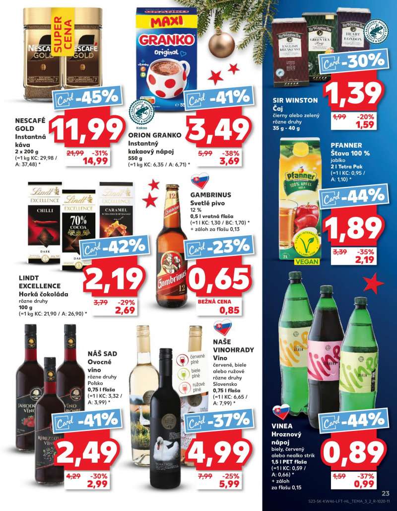 Kaufland Szlovákia Akciós Újság 23 oldal