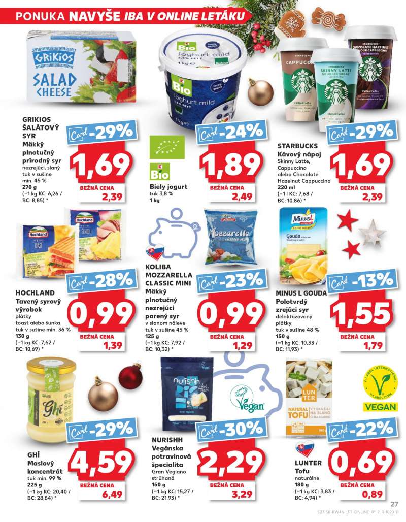 Kaufland Szlovákia Akciós Újság 27 oldal