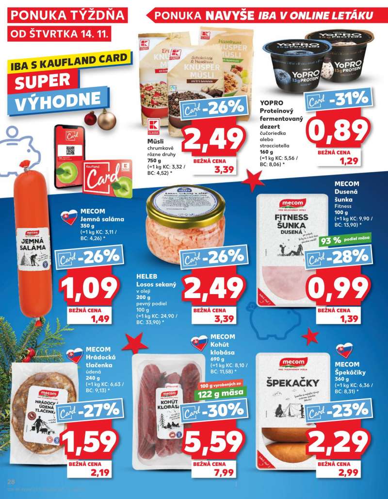 Kaufland Szlovákia Akciós Újság 28 oldal