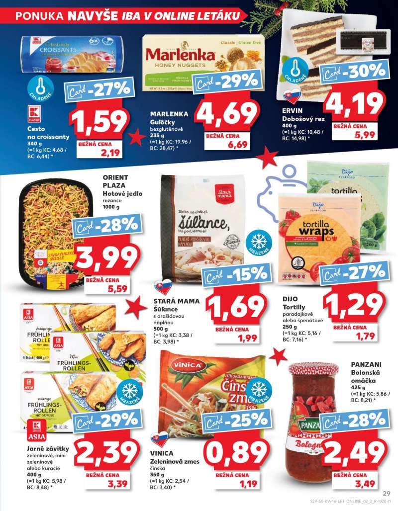 Kaufland Szlovákia Akciós Újság 29 oldal