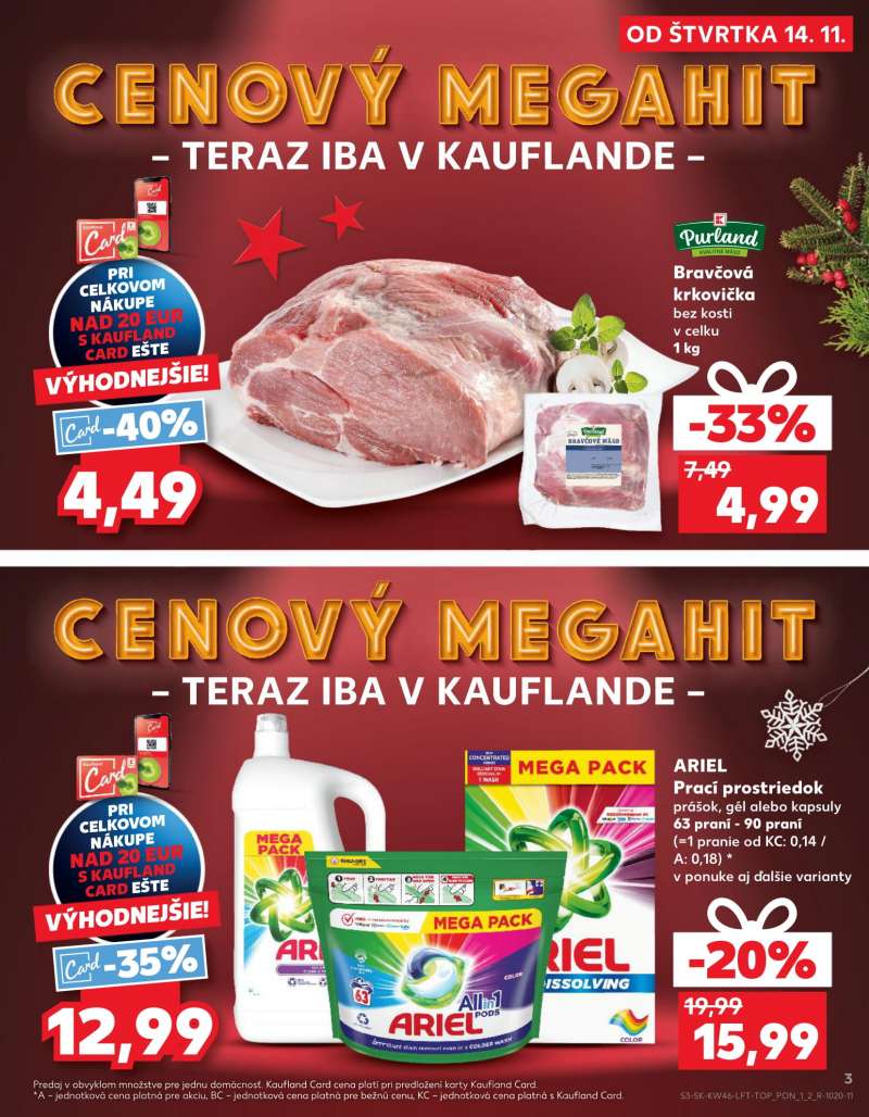 Kaufland Szlovákia Akciós Újság 3 oldal