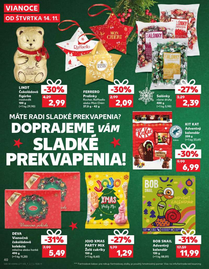 Kaufland Szlovákia Akciós Újság 40 oldal