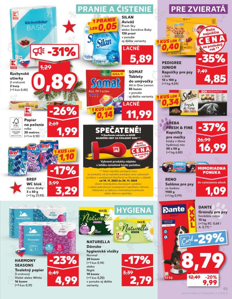 Kaufland Szlovákia Akciós Újság 45 oldal