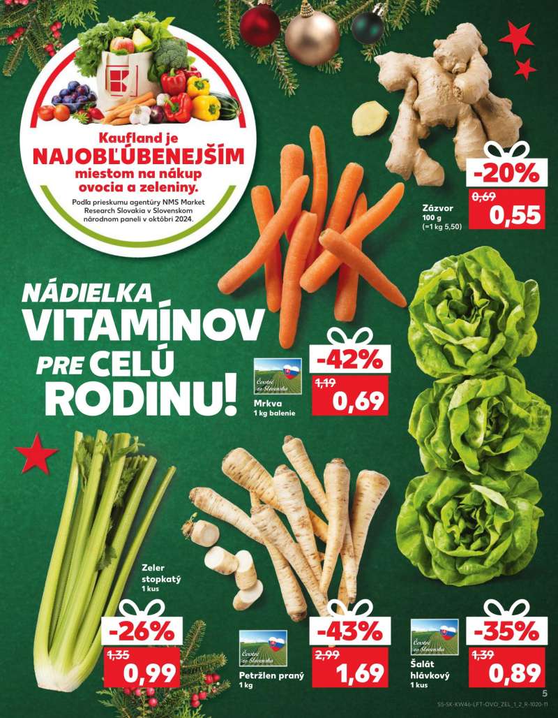 Kaufland Szlovákia Akciós Újság 5 oldal