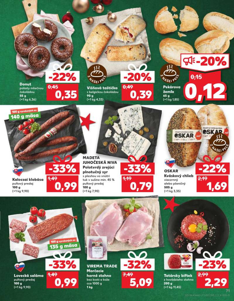 Kaufland Szlovákia Akciós Újság 71 oldal