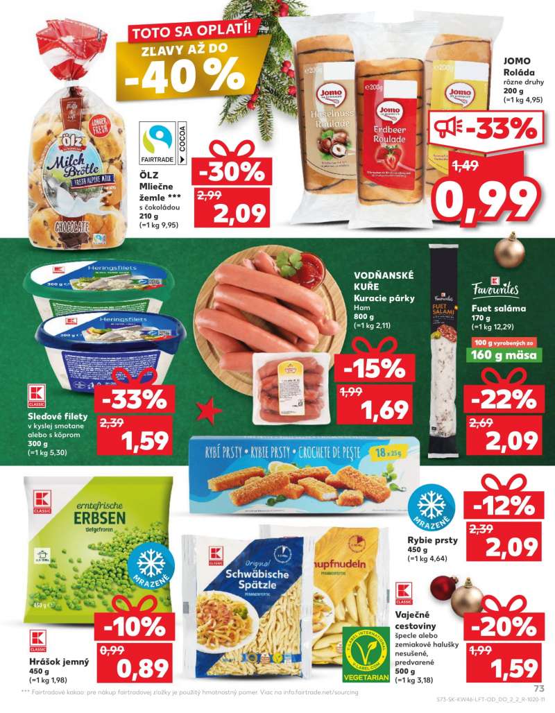 Kaufland Szlovákia Akciós Újság 73 oldal