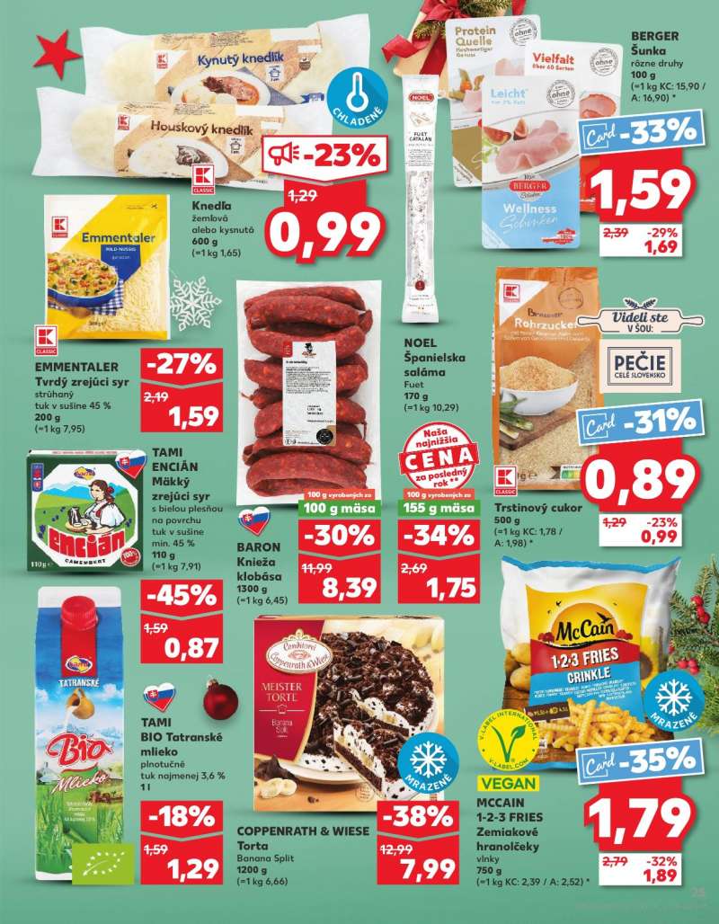 Kaufland Szlovákia Akciós Újság 25 oldal